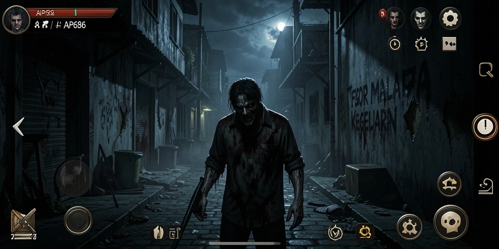 Tampilan menyeramkan dari gameplay AP686 yang penuh ketegangan.