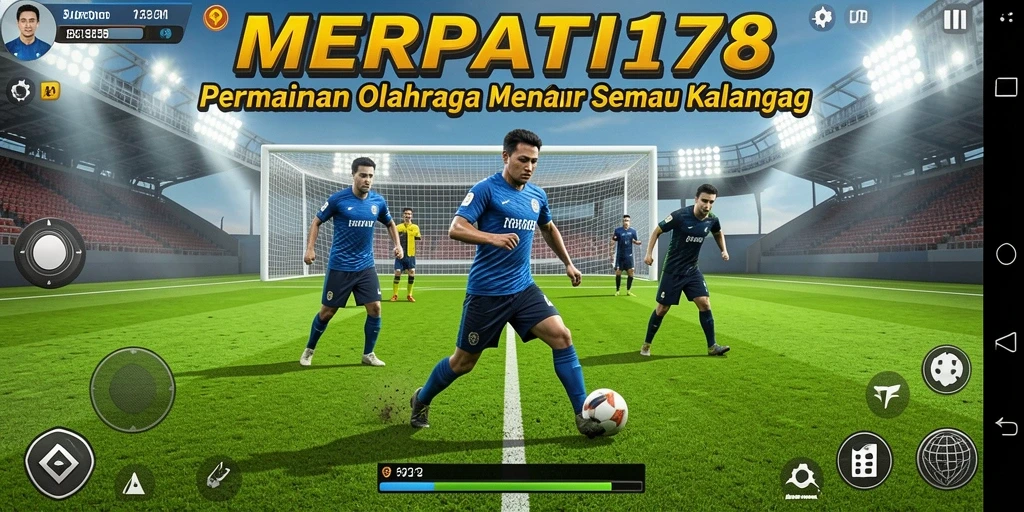 Tangkapan layar gameplay seru dari MERPATI178 yang menampilkan aksi olahraga.