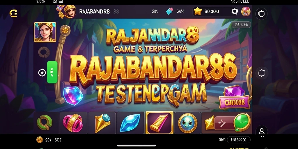Tampilan gameplay RAJABANDAR88 yang seru dan penuh warna.