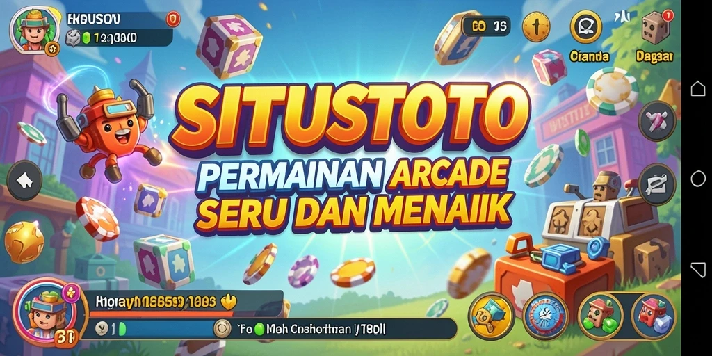 Tampilan seru dari gameplay SITUSTOTO dalam pengalaman arcade.