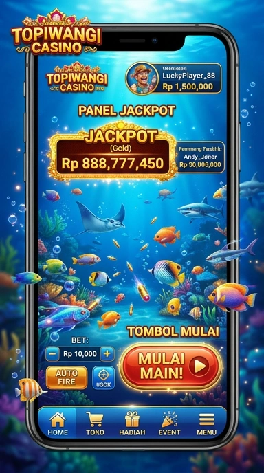 Tampilan kategori aplikasi yang menarik di topiwangi.